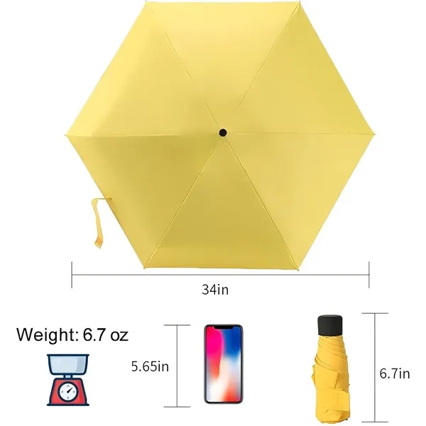 Small Mini Umbrella with Case - Small Mini Umbrella with Case - Image 2 of 2