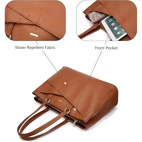 Waterproof Leather Computer Bags 15.6 Inch - Waterproof Leather Computer Bags 15.6 Inch - Image 3 of 4