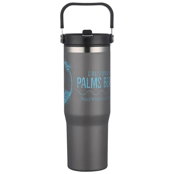 Oreno 30 oz Stainless Steel/Polypropylene Travel Tumbler - Oreno 30 oz Stainless Steel/Polypropylene Travel Tumbler - Image 2 of 5