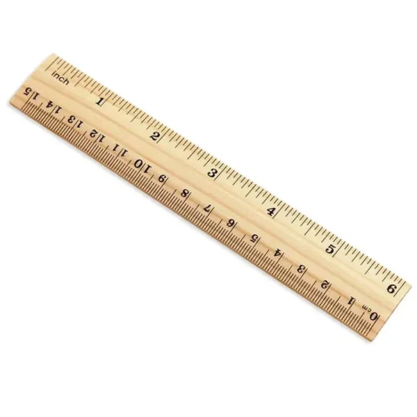 Custom 6 Inch Wooden Ruler - Custom 6 Inch Wooden Ruler - Image 4 of 6