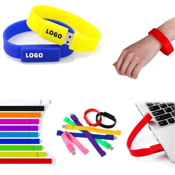 Silicone Wristband Usb Flash Disk - Silicone Wristband Usb Flash Disk - Image 0 of 1