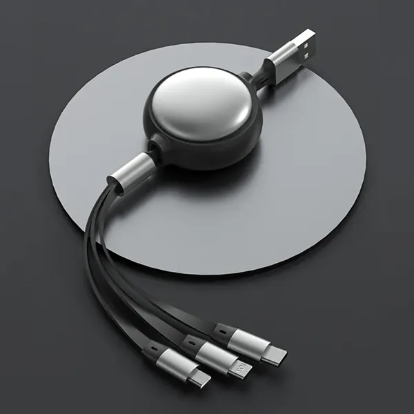 3 In 1 Fast Charging Data Cables - 3 In 1 Fast Charging Data Cables - Image 0 of 3