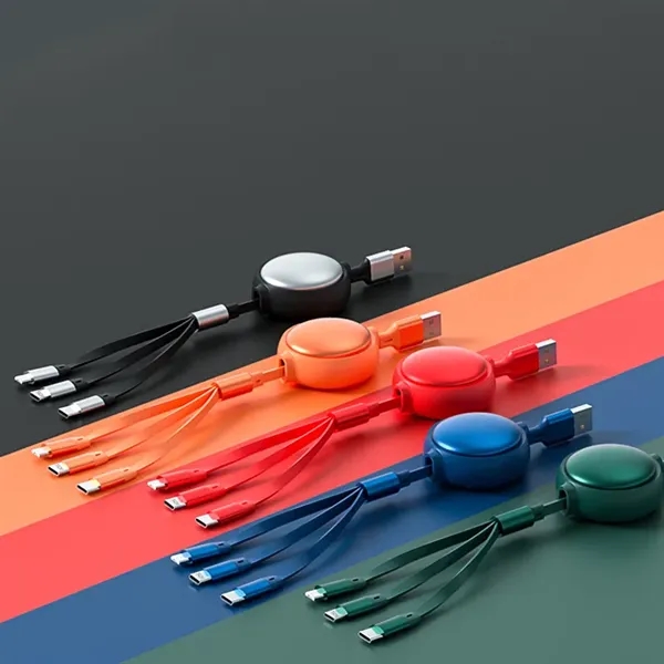 3 In 1 Fast Charging Data Cables - 3 In 1 Fast Charging Data Cables - Image 1 of 3