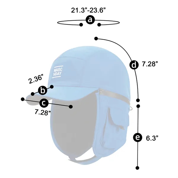 Detachable Winter Cycling Hat - Detachable Winter Cycling Hat - Image 1 of 2