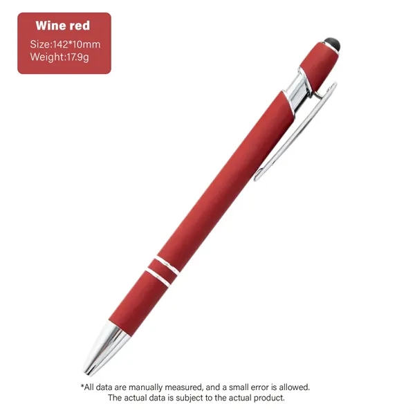 Softy Touch Screen Metal Ballpoint pen With Stylus - Softy Touch Screen Metal Ballpoint pen With Stylus - Image 3 of 17