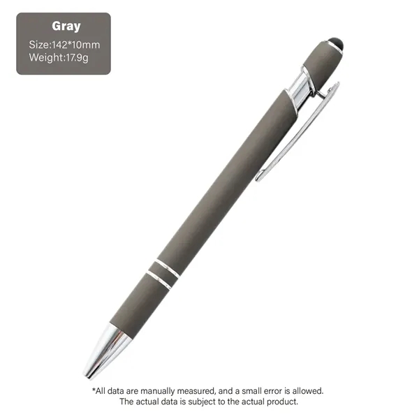 Softy Touch Screen Metal Ballpoint pen With Stylus - Softy Touch Screen Metal Ballpoint pen With Stylus - Image 7 of 17