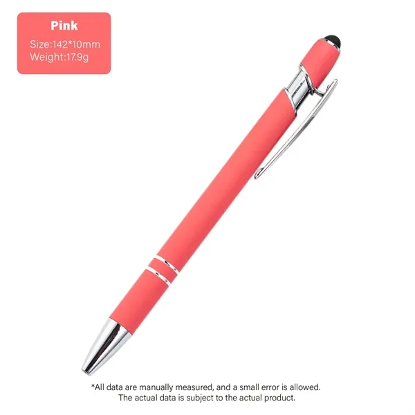 Softy Touch Screen Metal Ballpoint pen With Stylus - Softy Touch Screen Metal Ballpoint pen With Stylus - Image 9 of 17