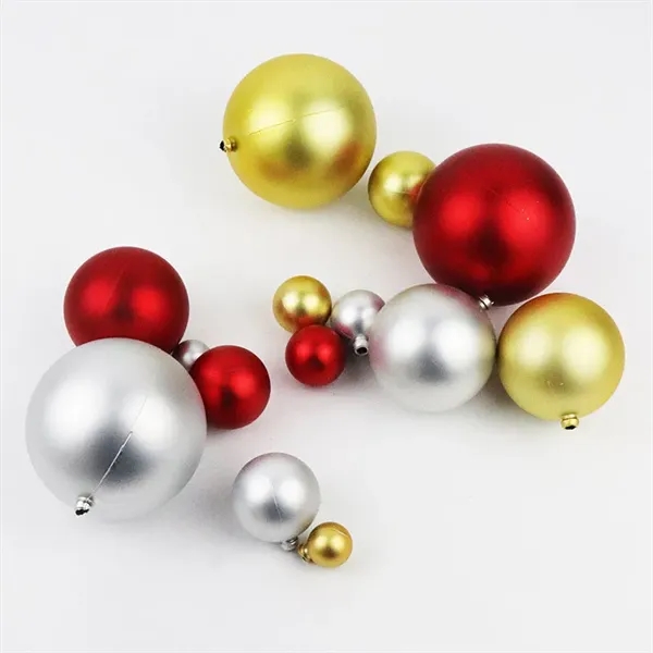 Custom Colorful Hanging Christmas Ornament Ball - Custom Colorful Hanging Christmas Ornament Ball - Image 2 of 3