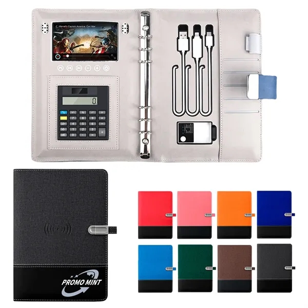 Fingerprint Lock Notebook With Display And Calculator - Fingerprint Lock Notebook With Display And Calculator - Image 0 of 4