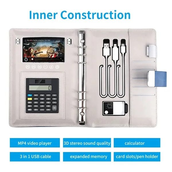 Fingerprint Lock Notebook With Display And Calculator - Fingerprint Lock Notebook With Display And Calculator - Image 2 of 4