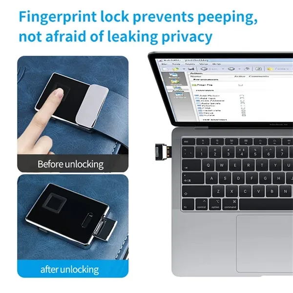 Fingerprint Lock Notebook With Display And Calculator - Fingerprint Lock Notebook With Display And Calculator - Image 1 of 4