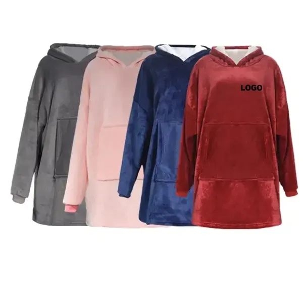 Oversized Blanket Hoodie - Oversized Blanket Hoodie - Image 0 of 2