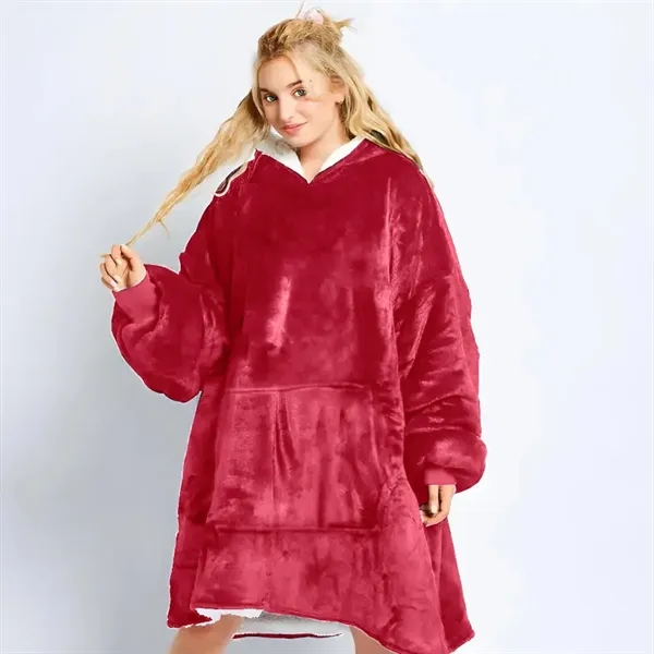 Oversized Blanket Hoodie - Oversized Blanket Hoodie - Image 2 of 2