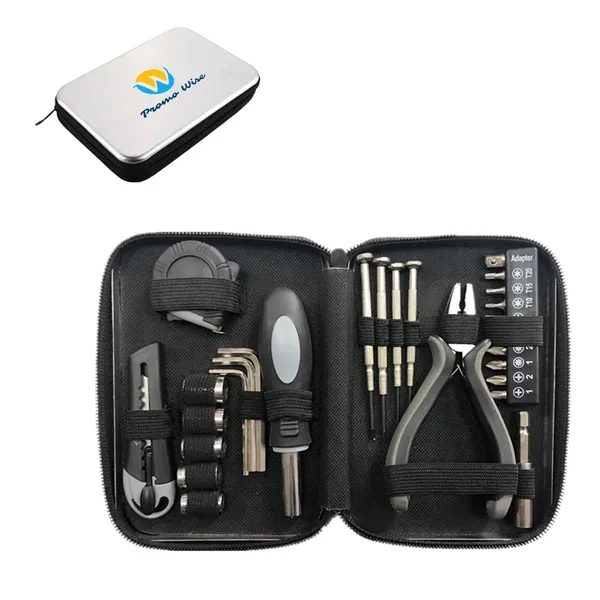 Tin Box 27-Piece Hardware Tool Gift Set - Tin Box 27-Piece Hardware Tool Gift Set - Image 0 of 2