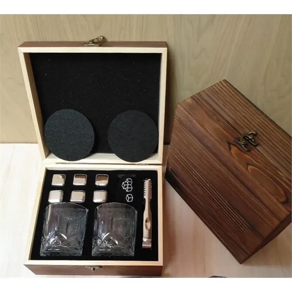 Deluxe Whiskey Gift Set with Cooling Stones - Deluxe Whiskey Gift Set with Cooling Stones - Image 2 of 2