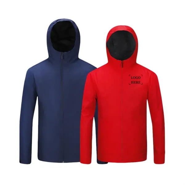 Unisex Lightweight Windbreaker Full-Zip Jacket - Unisex Lightweight Windbreaker Full-Zip Jacket - Image 0 of 7