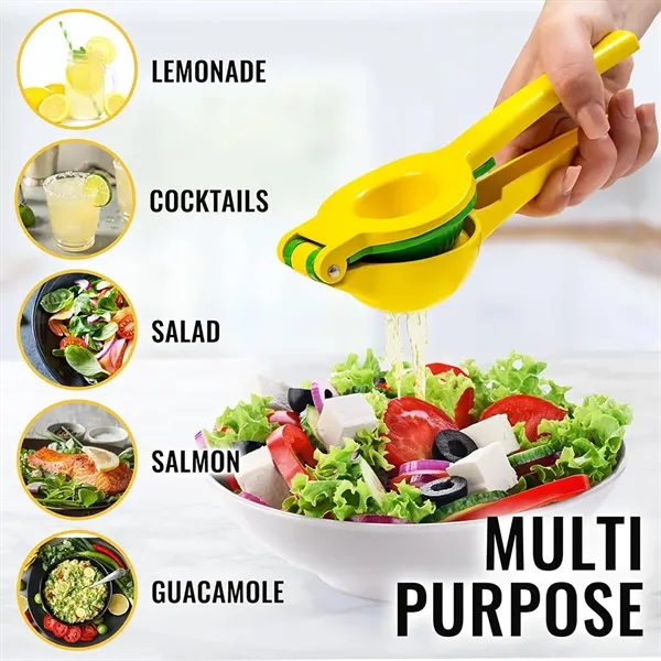 Metal 2-in-1 Lemon Squeezer - Metal 2-in-1 Lemon Squeezer - Image 2 of 3
