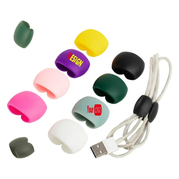 Silicone Cable Organizer - Silicone Cable Organizer - Image 0 of 4