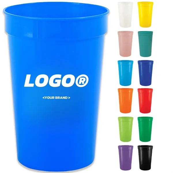 16oz Stackable Juice Tumblers Stadium Cups Parties Picnics - 16oz Stackable Juice Tumblers Stadium Cups Parties Picnics - Image 0 of 4