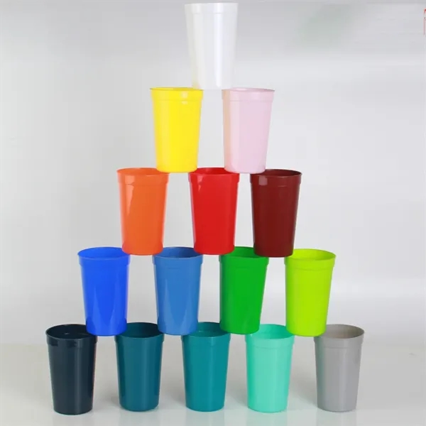 16oz Stackable Juice Tumblers Stadium Cups Parties Picnics - 16oz Stackable Juice Tumblers Stadium Cups Parties Picnics - Image 3 of 4