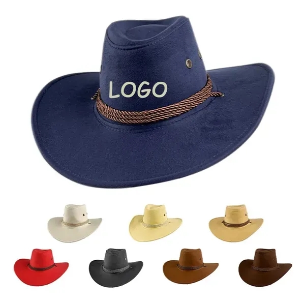 Western Suede Cowboy Hat - Western Suede Cowboy Hat - Image 0 of 3