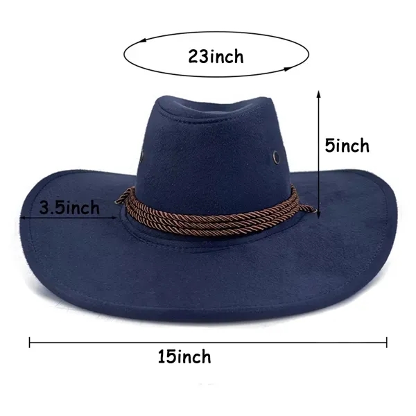 Western Suede Cowboy Hat - Western Suede Cowboy Hat - Image 1 of 3