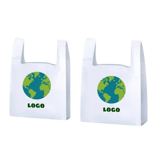 40PCS T-Shirt Biodegradable Shopper Bag - 40PCS T-Shirt Biodegradable Shopper Bag - Image 0 of 0