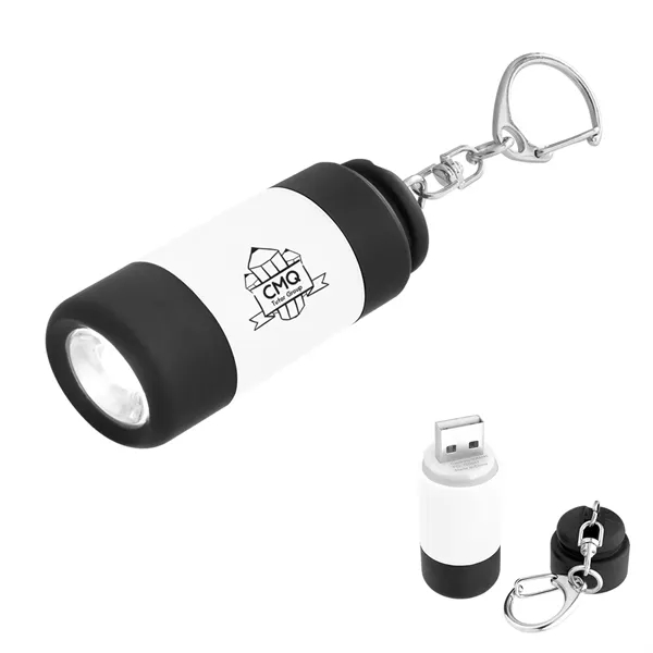 Custom Rechargeable LED Light Key Chain