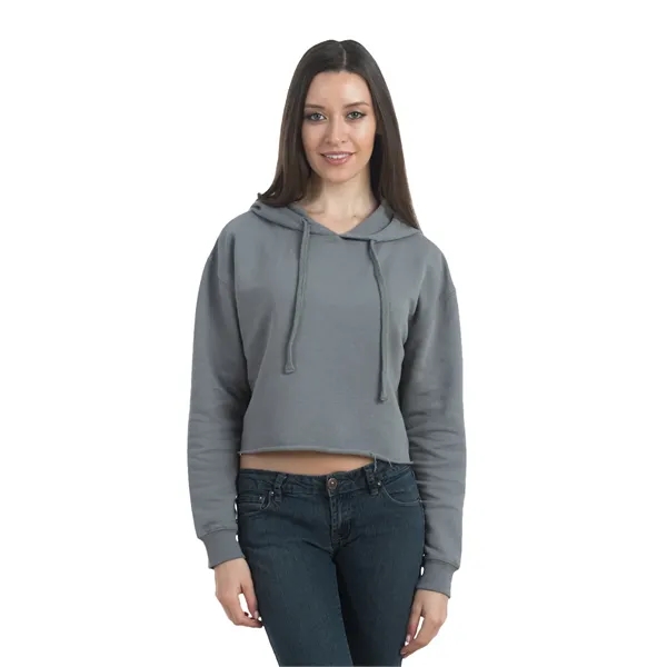 Lane Seven Ladies' Cropped Fleece Hoodie - Lane Seven Ladies' Cropped Fleece Hoodie - Image 18 of 33