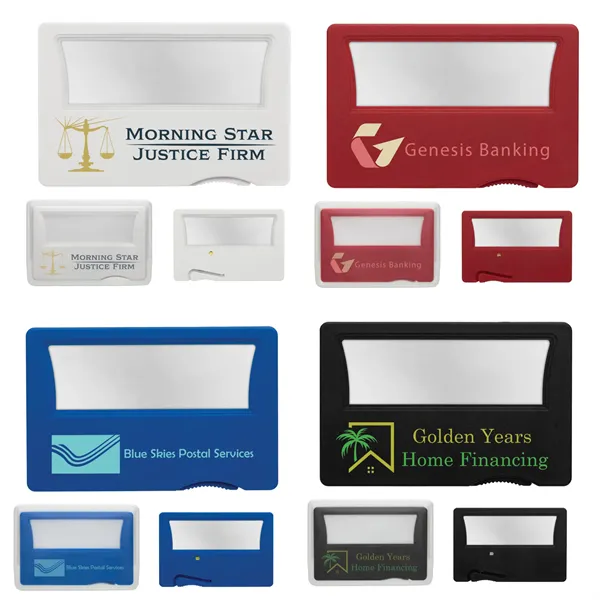 Light Up Credit Card Magnifier - Light Up Credit Card Magnifier - Image 0 of 4
