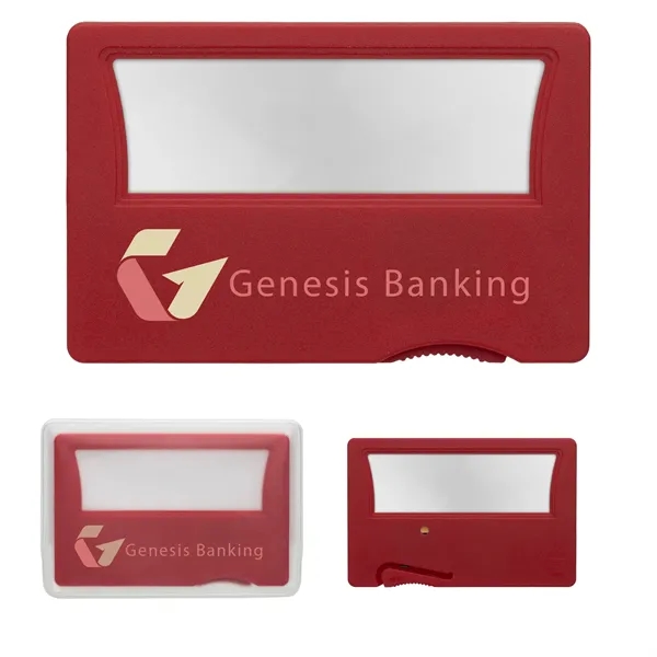 Light Up Credit Card Magnifier - Light Up Credit Card Magnifier - Image 1 of 4