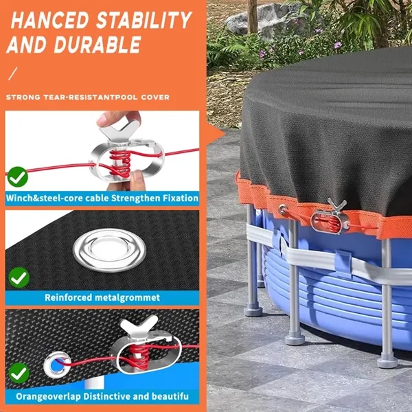 Winter Aboveground Pool Cover - Winter Aboveground Pool Cover - Image 1 of 4