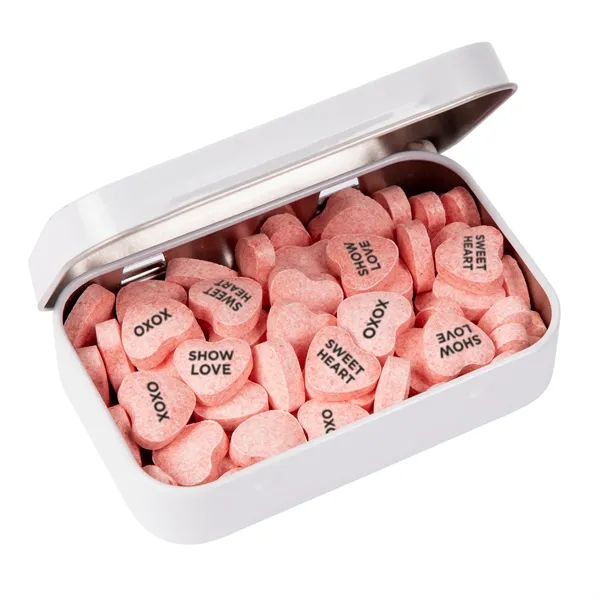 Rectangular Tin - Imprinted Conversation Hearts - Rectangular Tin - Imprinted Conversation Hearts - Image 3 of 5