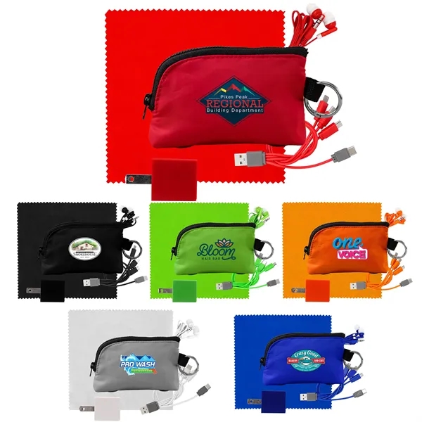 Zip Around Cable, Cloth, Wall & Ear Bud Kit - Zip Around Cable, Cloth, Wall & Ear Bud Kit - Image 0 of 15