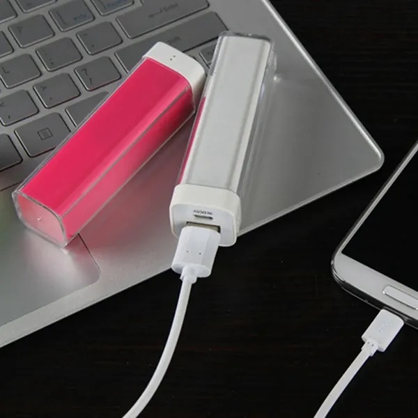 1800 mAh Lipstick Power Bank - 1800 mAh Lipstick Power Bank - Image 1 of 6