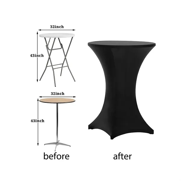 32X43 Inch Stretch Cocktail Table Tablecloth - 32X43 Inch Stretch Cocktail Table Tablecloth - Image 1 of 6