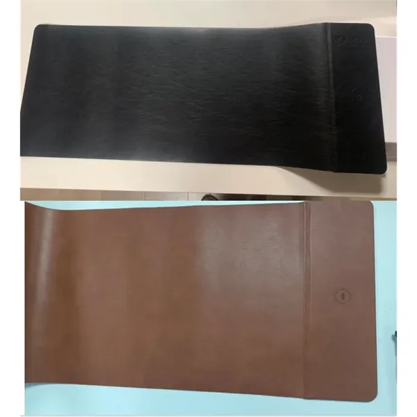 Contemporary Desk Mat W/QI Wireless Charging - Contemporary Desk Mat W/QI Wireless Charging - Image 1 of 5
