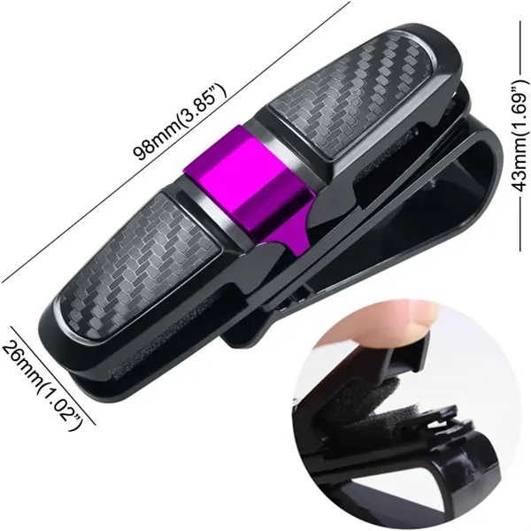 Car Sun Visor Sunglasses Clip - Car Sun Visor Sunglasses Clip - Image 1 of 5