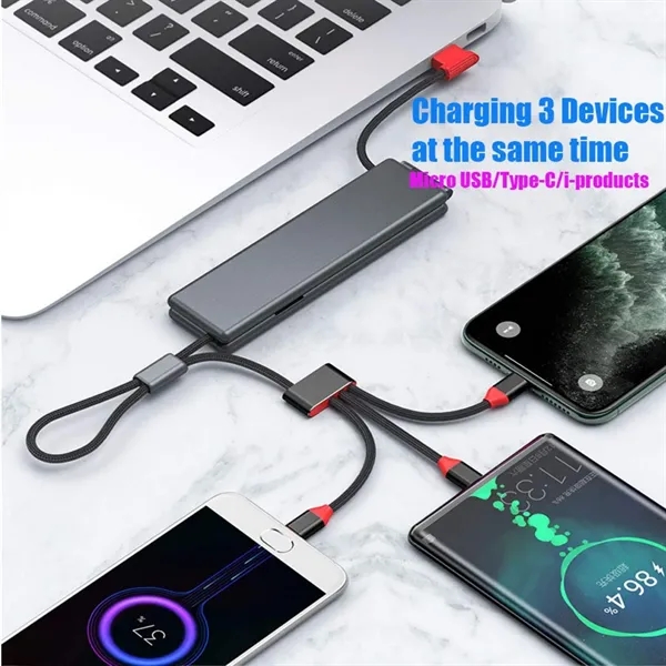 3 In 1 Multi Charging Cable Kit - 3 In 1 Multi Charging Cable Kit - Image 1 of 5