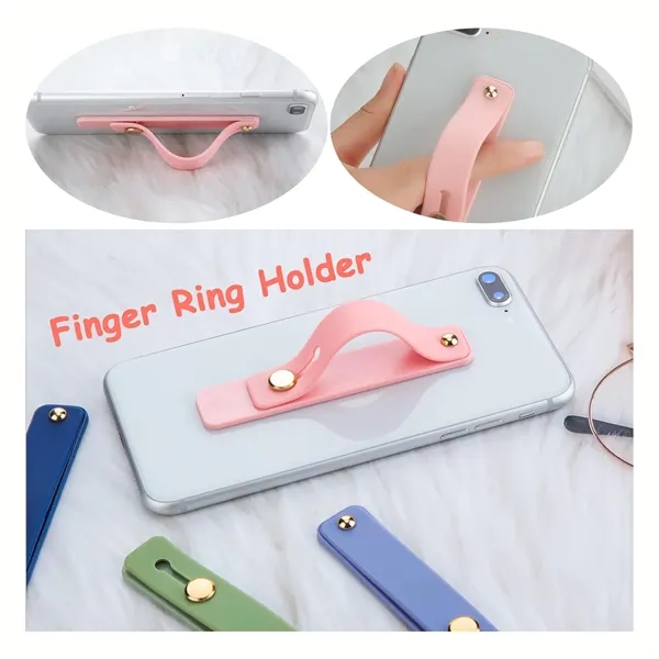 Telescopic Phone Grip Holder Stand With Finger Strap - Telescopic Phone Grip Holder Stand With Finger Strap - Image 1 of 1