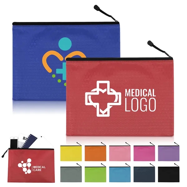 A4 Size Document Holder Zipper Organizer Pouch - A4 Size Document Holder Zipper Organizer Pouch - Image 0 of 13