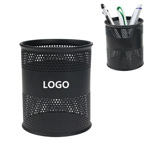 Metal Mesh Pen Holder - Metal Mesh Pen Holder - Image 0 of 1