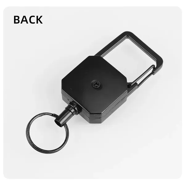 Quadrate Metal keychain reel - Quadrate Metal keychain reel - Image 4 of 5