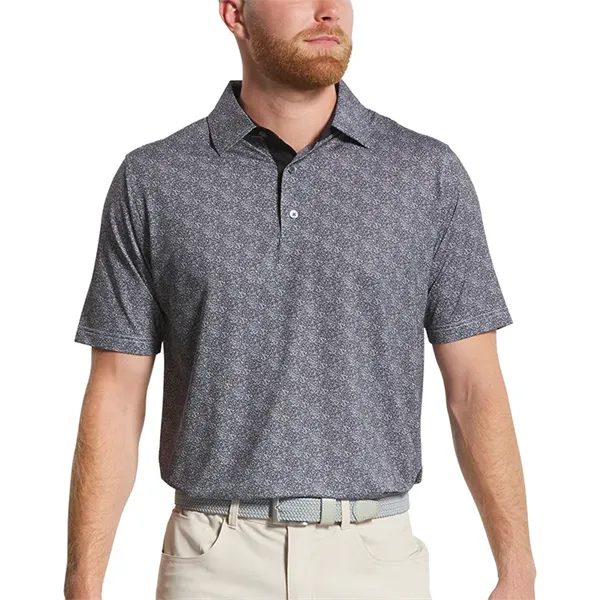 FootJoy Speckle Print Lisle Polo - FootJoy Speckle Print Lisle Polo - Image 7 of 8