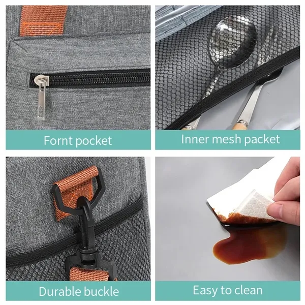 Large Leakproof Crossbody Lunch Bag - Large Leakproof Crossbody Lunch Bag - Image 2 of 7