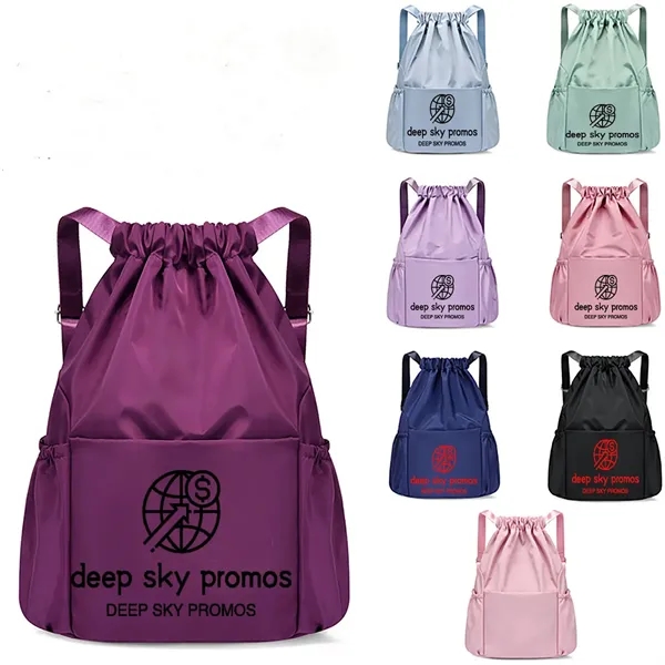 Travel & Sports Fitness Portable Drawstring Storage Bag - Travel & Sports Fitness Portable Drawstring Storage Bag - Image 0 of 5