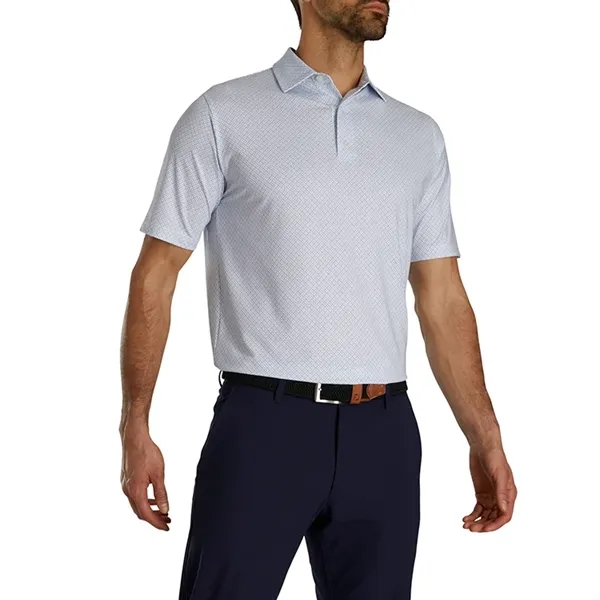 FootJoy Dot Geo Print Lisle Polo - FootJoy Dot Geo Print Lisle Polo - Image 1 of 4