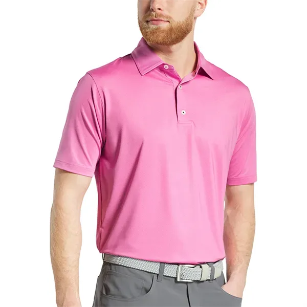 FootJoy Tonal Dot Print Lisle Polo - FootJoy Tonal Dot Print Lisle Polo - Image 3 of 7