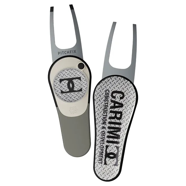 Pitchfix XL 2.5 Golf Divot Repair Tool - Pitchfix XL 2.5 Golf Divot Repair Tool - Image 1 of 8