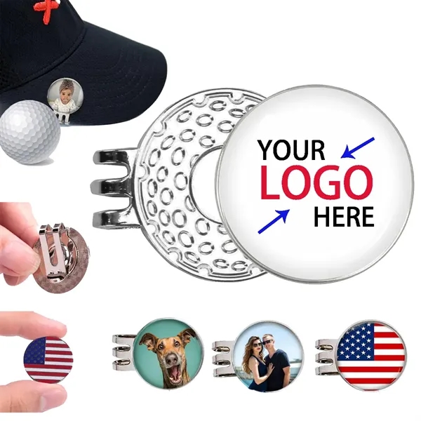 Custom Golf Ball Marker and Hat Clip - Custom Golf Ball Marker and Hat Clip - Image 0 of 4